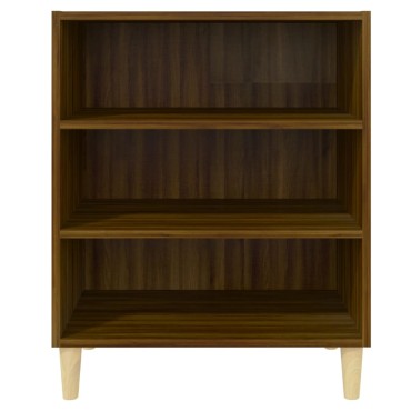 vidaXL Ραφιέρα Καφέ Δρυς 57x35x70cm από Επεξεργασμένο Ξύλο 1 τεμ.