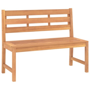 vidaXL Παγκάκι Κήπου από Μασίφ Ξύλο Teak 114x59x90cm 1 τεμ.