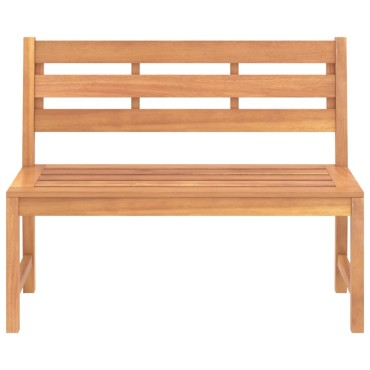 vidaXL Παγκάκι Κήπου από Μασίφ Ξύλο Teak 114x59x90cm 1 τεμ.