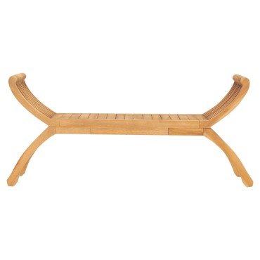 vidaXL Πάγκος Κήπου από Μασίφ Ξύλο Teak 82x36cm