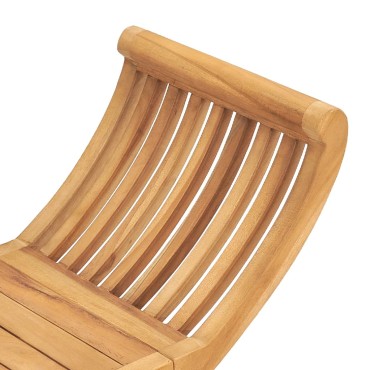 vidaXL Πάγκος Κήπου από Μασίφ Ξύλο Teak 82x36cm