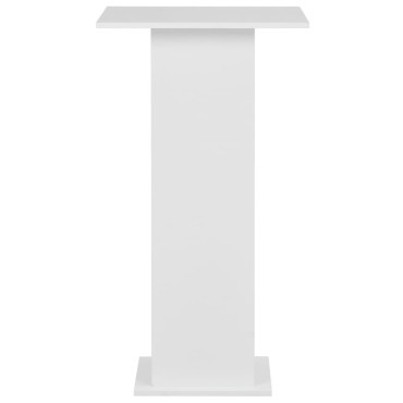 vidaXL Τραπέζι Μπαρ Λευκό 60x60x110cm 1 τεμ.