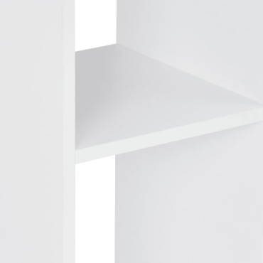 vidaXL Τραπέζι Μπαρ Λευκό 60x60x110cm 1 τεμ.