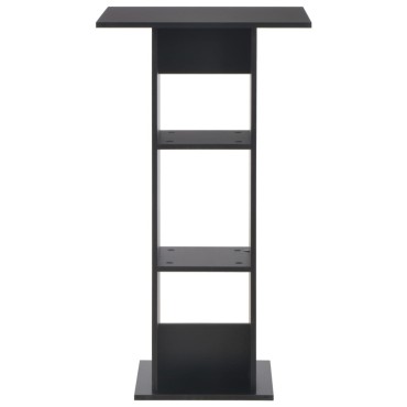 vidaXL Τραπέζι Μπαρ Μαύρο 60x60x110cm 1 τεμ.