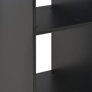 vidaXL Τραπέζι Μπαρ Μαύρο 60x60x110cm 1 τεμ.
