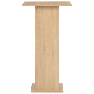 vidaXL Τραπέζι Μπαρ Χρώμα Δρυός 60x60x110cm 1 τεμ.