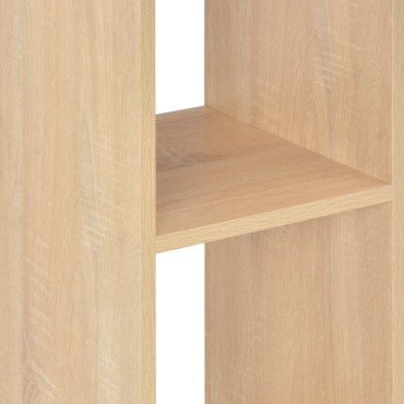 vidaXL Τραπέζι Μπαρ Χρώμα Δρυός 60x60x110cm 1 τεμ.