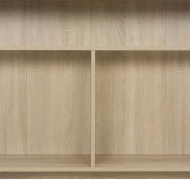 vidaXL Τραπέζι Μπαρ με 2 Επιφάνειες Χρώμα Δρυός 130x40x120cm 1 τεμ.