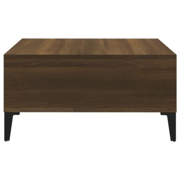 vidaXL Τραπεζάκι Σαλονιού Καφέ Δρυς 60x60x30cm από Μοριοσανίδα 1 τεμ.