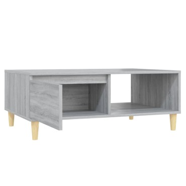 vidaXL Τραπεζάκι Σαλονιού Γκρι Sonoma 90x60x35cm Επεξεργασμένο Ξύλο 1 τεμ.