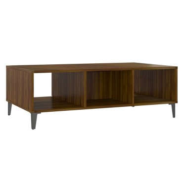 vidaXL Τραπεζάκι Σαλονιού Καφέ Δρυς 103,5x60x35cm Επεξεργασμένο Ξύλο 1 τεμ.