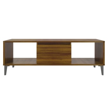 vidaXL Τραπεζάκι Σαλονιού Καφέ Δρυς 103,5x60x35cm Επεξεργασμένο Ξύλο 1 τεμ.