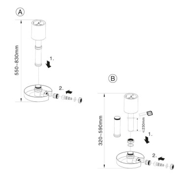 vidaXL Skimmer Επιφάνειας Νερού Λίμνης σε Όρθια Στάση