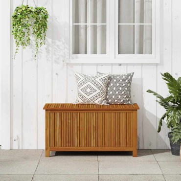 vidaXL Μπαούλο Αποθήκευσης Κήπου 113x50x58cm από Μασίφ Ξύλο Ακακίας 1 τεμ.