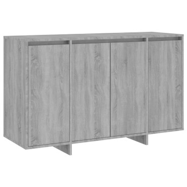 vidaXL Μπουφές Γκρι Sonoma 120x41x75cm από Μοριοσανίδα 1 τεμ.