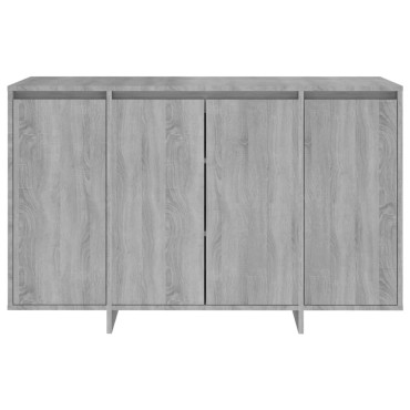 vidaXL Μπουφές Γκρι Sonoma 120x41x75cm από Μοριοσανίδα 1 τεμ.