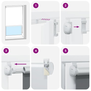 Στόρι Συσκότισης Ρόλερ Καφέ 160 x 230 εκ.