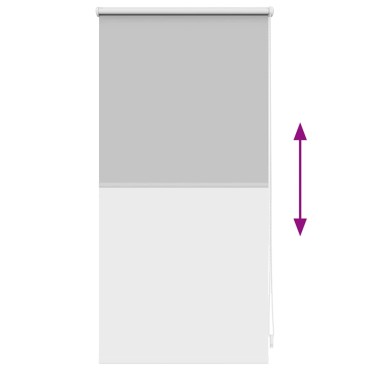 Ρόλερ Σκίασης Blackout Μαύρο 40 x 100 cm