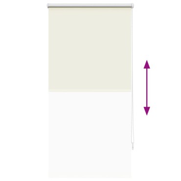 Στόρι Συσκότισης Ρόλερ Υπόλευκο 60 x 120 εκ.
