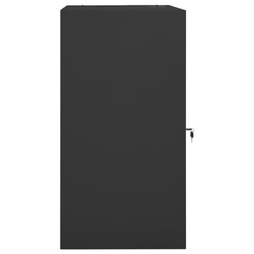 vidaXL Ντουλάπα για Σέλα Ανθρακί 53 x 53 x 105 εκ. Ατσάλινη