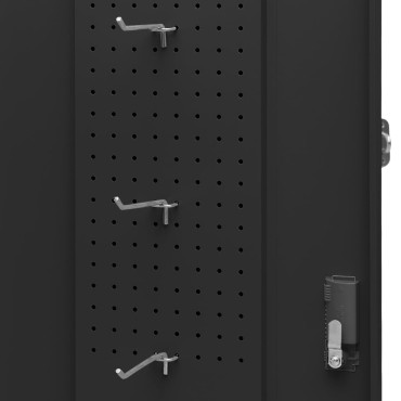 vidaXL Ντουλάπα για Σέλα Ανθρακί 53 x 53 x 105 εκ. Ατσάλινη