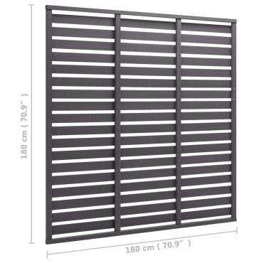 vidaXL Πάνελ Περίφραξης Γκρι 180x180cm από WPC