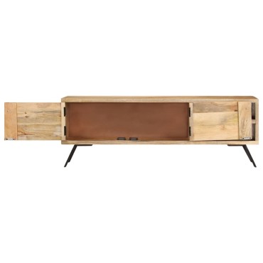 vidaXL Έπιπλο Τηλεόρασης 110x30x40cm από Μασίφ Ξύλο Μάνγκο