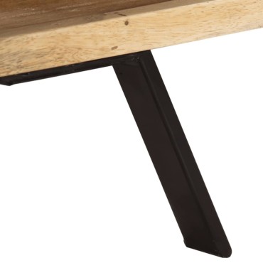 vidaXL Έπιπλο Τηλεόρασης 110x30x40cm από Μασίφ Ξύλο Μάνγκο
