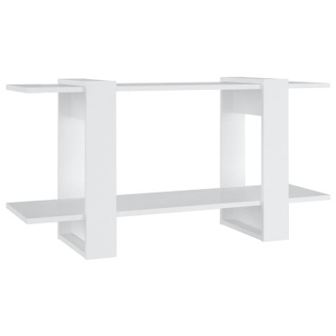 vidaXL Βιβλιοθήκη Ραφιέρα Λευκή 100x30x51cm Επεξεργασμένο Ξύλο 1 τεμ.