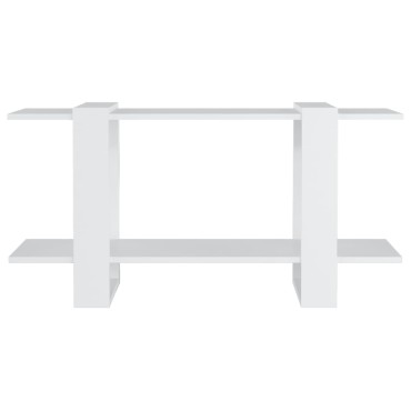 vidaXL Βιβλιοθήκη Ραφιέρα Λευκή 100x30x51cm Επεξεργασμένο Ξύλο 1 τεμ.