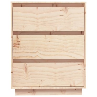 vidaXL Συρταριέρα 60x34x75cm από Μασίφ Ξύλο Πεύκου 1 τεμ.