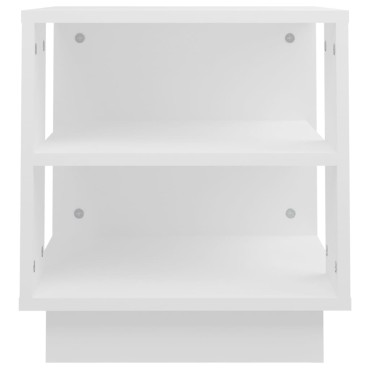 vidaXL Τραπεζάκι Σαλονιού Λευκό 40x40x43cm από Επεξεργασμένο Ξύλο 1 τεμ.