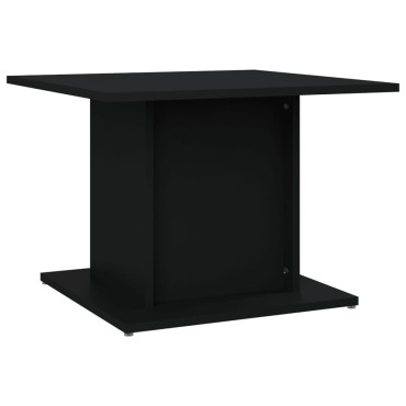 vidaXL Τραπεζάκι Σαλονιού Μαύρο 55,5x55,5x40cm Επεξεργασμένο Ξύλο 1 τεμ.