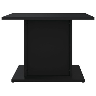 vidaXL Τραπεζάκι Σαλονιού Μαύρο 55,5x55,5x40cm Επεξεργασμένο Ξύλο 1 τεμ.