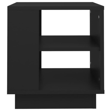 vidaXL Τραπεζάκι Σαλονιού Μαύρο 40x40x43cm από Επεξεργασμένο Ξύλο 1 τεμ.