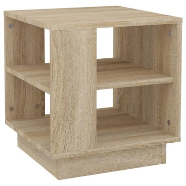vidaXL Τραπεζάκι Σαλονιού Sonoma Δρυς 40x40x43cm Επεξεργασμένο Ξύλο 1 τεμ.