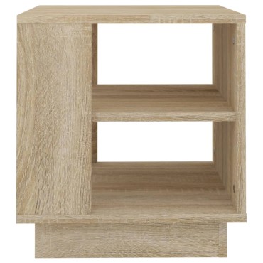 vidaXL Τραπεζάκι Σαλονιού Sonoma Δρυς 40x40x43cm Επεξεργασμένο Ξύλο 1 τεμ.