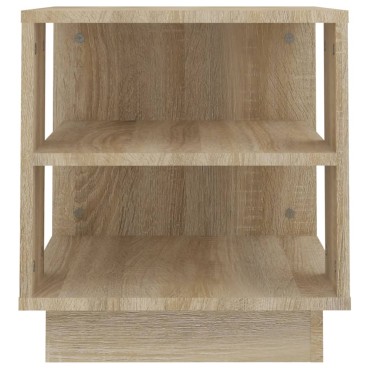 vidaXL Τραπεζάκι Σαλονιού Sonoma Δρυς 40x40x43cm Επεξεργασμένο Ξύλο 1 τεμ.