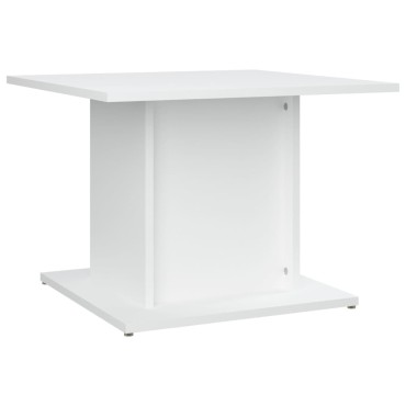 vidaXL Τραπεζάκι Σαλονιού Λευκό 55,5x55,5x40cm από Επεξ. Ξύλο 1 τεμ.