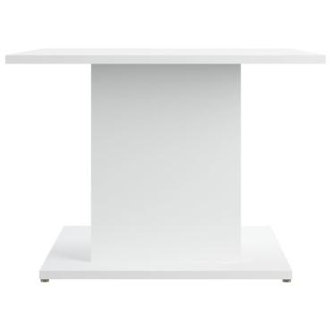 vidaXL Τραπεζάκι Σαλονιού Λευκό 55,5x55,5x40cm από Επεξ. Ξύλο 1 τεμ.