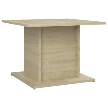 vidaXL Τραπεζάκι Σαλονιού Sonoma Δρυς 55,5x55,5x40cm Επεξεργ. Ξύλο 1 τεμ.