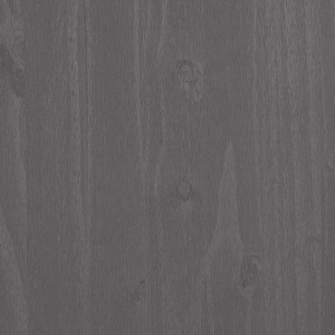 vidaXL Συρταριέρα HAMAR Αν. Γκρι 113x40x80cm Μασίφ Ξύλο Πεύκου 1 τεμ.