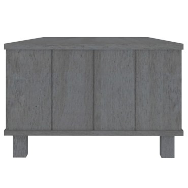 vidaXL Τραπεζάκι Σαλονιού HAMAR Σκ. Γκρι 100x55x35cm Μασίφ Ξύλο Πεύκου 1 τεμ.