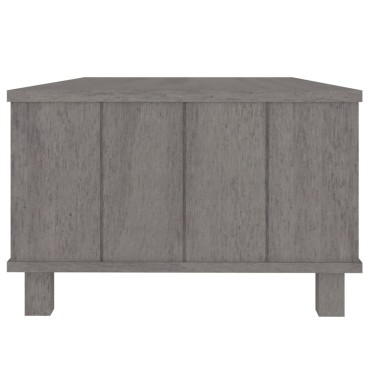 vidaXL Τραπεζάκι Σαλονιού HAMAR Αν. Γκρι 100x55x35cm Μασίφ Ξύλο Πεύκου 1 τεμ.