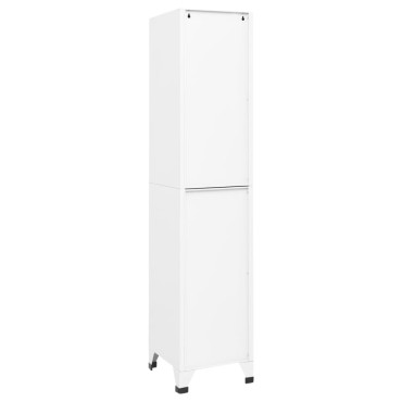 vidaXL Φοριαμός Λευκός 38x40x180cm Ατσάλινος 1 τεμ.