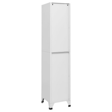 vidaXL Φοριαμός Ανοιχτό Γκρι 38x40x180cm Ατσάλινος 1 τεμ.