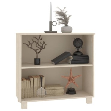 vidaXL Ντουλάπι HAMAR Καφέ Μελί 85x35x80cm Μασίφ Ξύλο Πεύκου 1 τεμ.