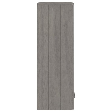 vidaXL Πάνω Μέρος Ντουλαπιού HAMAR Αν. Γκρι 85x35x100cm Μασίφ Πεύκο 1 τεμ.