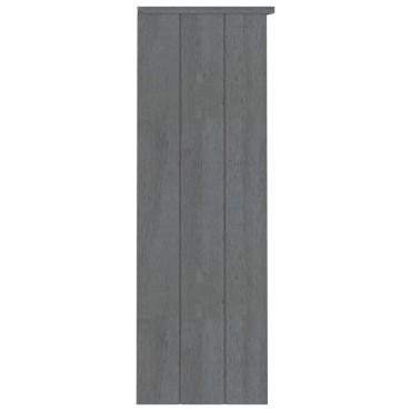 vidaXL Πάνω Μέρος Ντουλαπιού HAMAR Γκρι 85x35x100cm Μασίφ Πεύκο 1 τεμ.