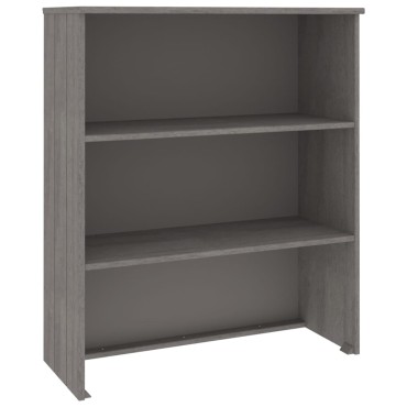 vidaXL Πάνω Μέρος Ντουλαπιού HAMAR Αν. Γκρι 85x35x100cm Μασίφ Πεύκο 1 τεμ.